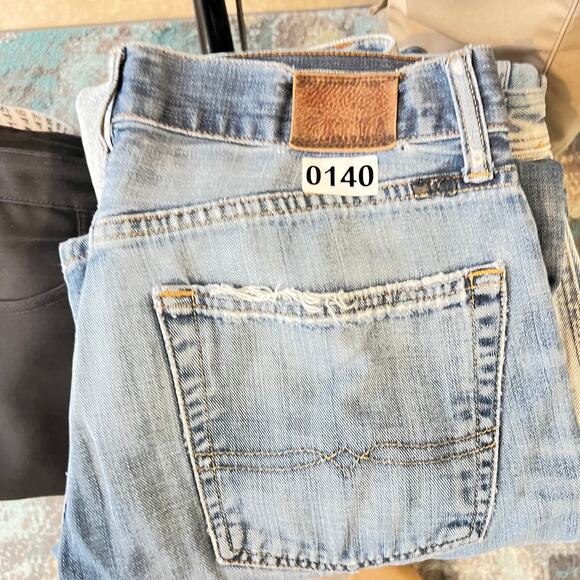 Lucky Brand Jeans Men 32x30 Blue 121 Heritage‎ Slim Straight Candiani Thrasher - Picture 13 of 13